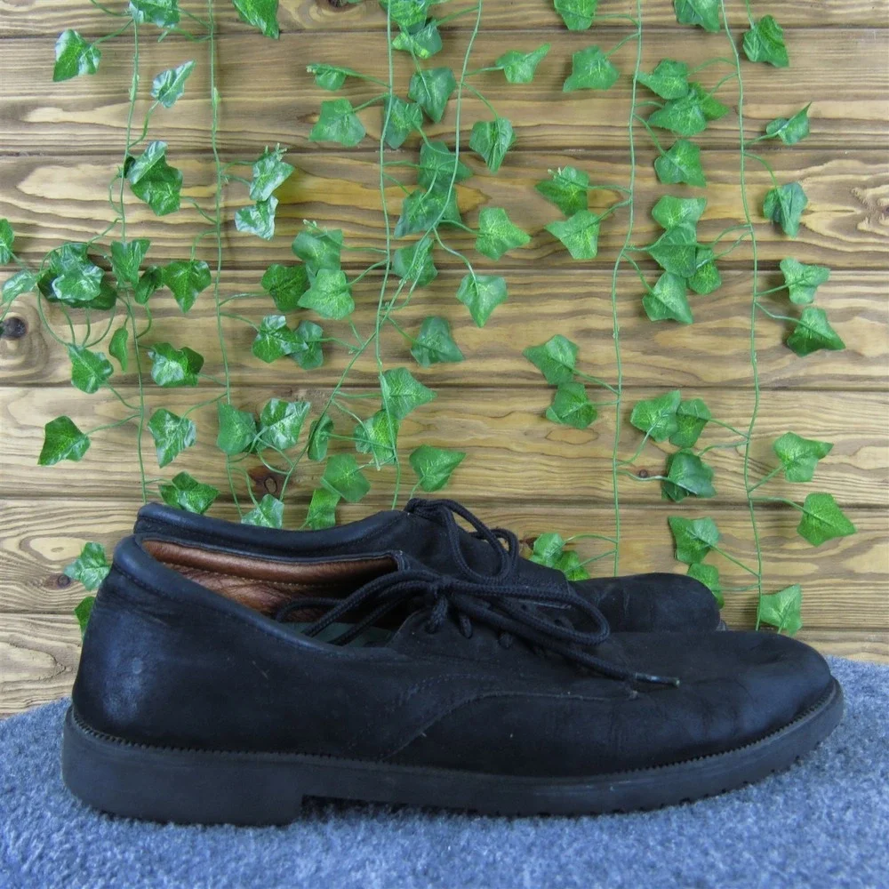 Nunn Bush Men  Derby Oxfords Black Leather Size‎ 11 Medium  Used 2025